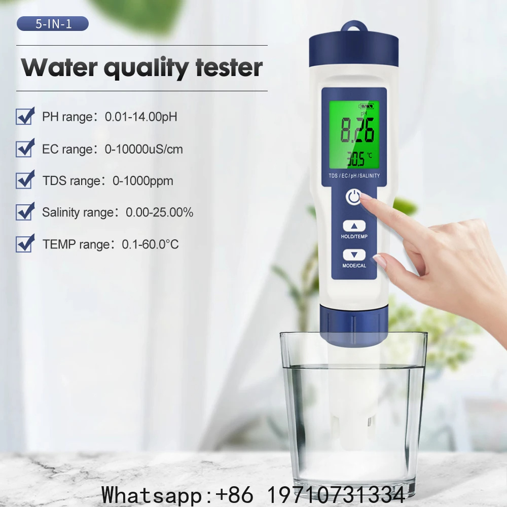 Ec Meter Digital - Testeur numérique 5 en 1 de