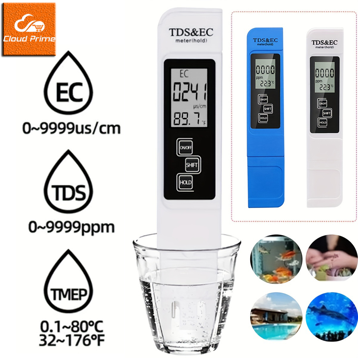 Ec Meter Digital - Stylo de détection de qualité de