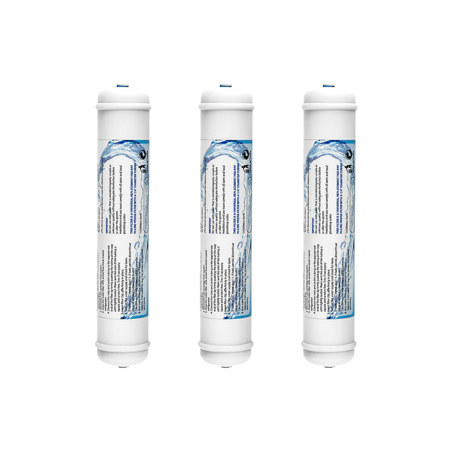Carbon Filter Inline - Filtre à eau en ligne T33,