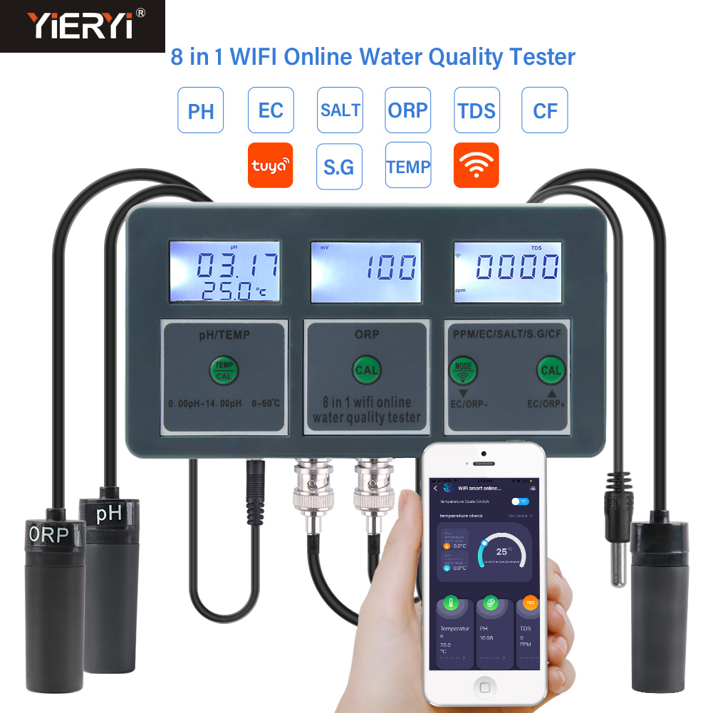 WiFi Tuya Smart PH mètre enreg - Ec Meter Digital avis et prix