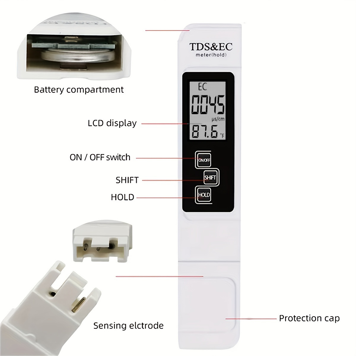 Stylo de détection de qualité  - Ec Meter Digital avis et prix