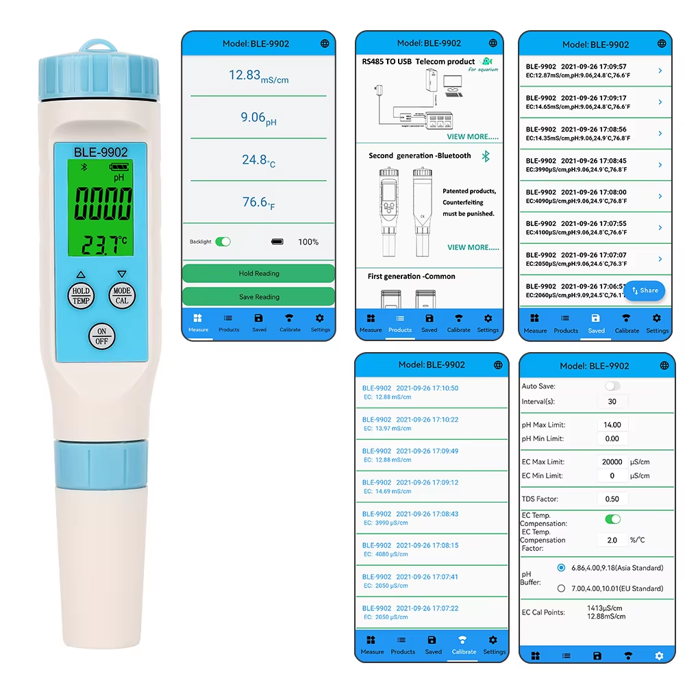 Testeur d'eau 3-en-1 pH/EC/tem - Ec Meter Digital avis et prix