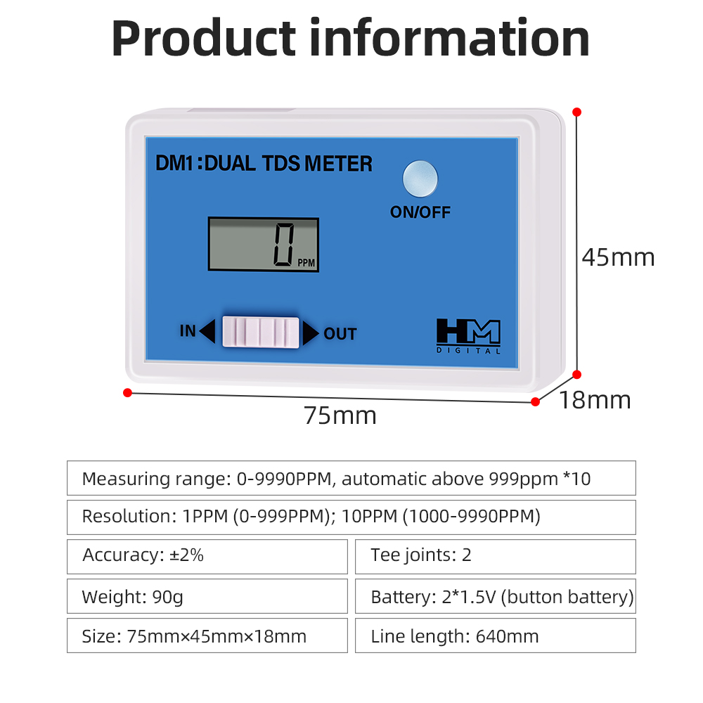 Testeur numérique de qualité d - Ec Meter Digital avis et prix
