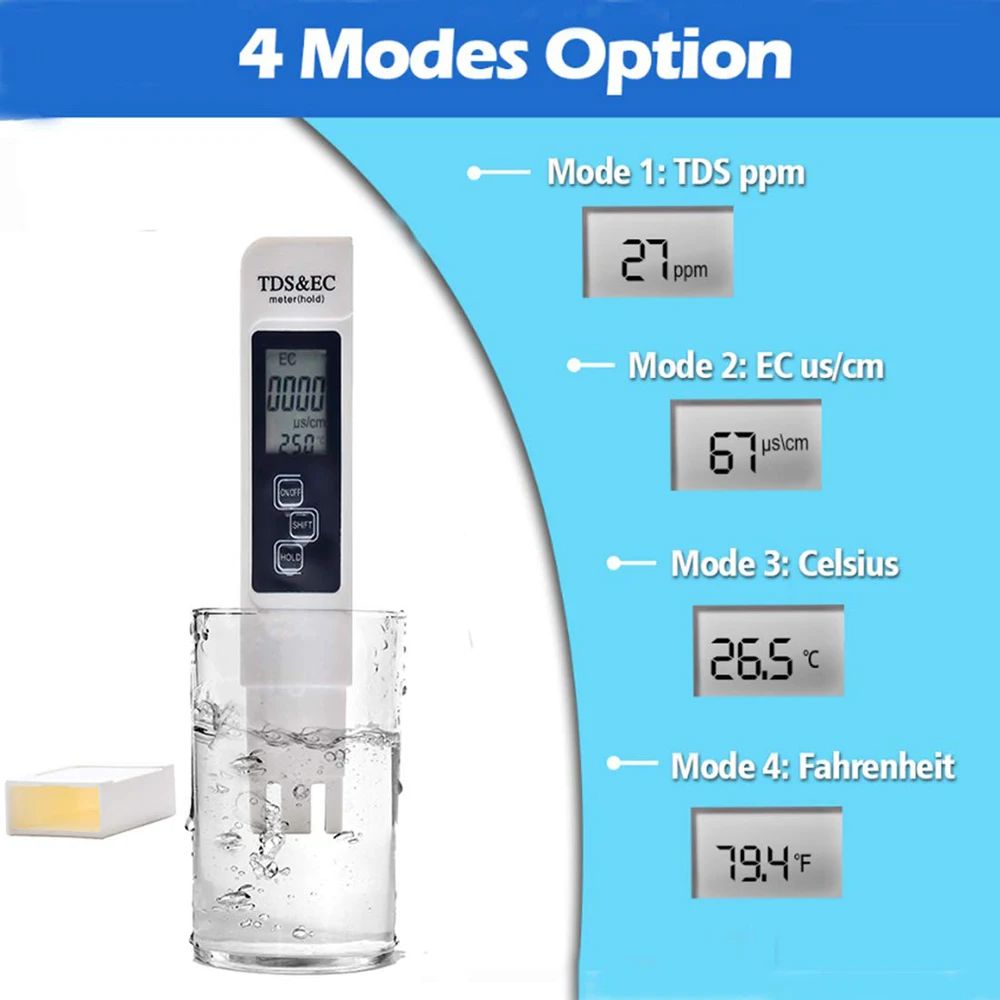 Testeur numérique d'eau TDS EC - Ec Meter Digital avis et prix