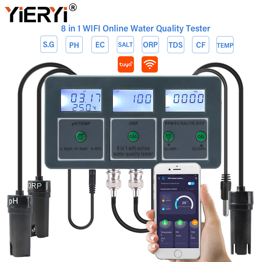 Yieryi WiFi Tuya Smart PH ORP  - Ec Meter Digital avis et prix